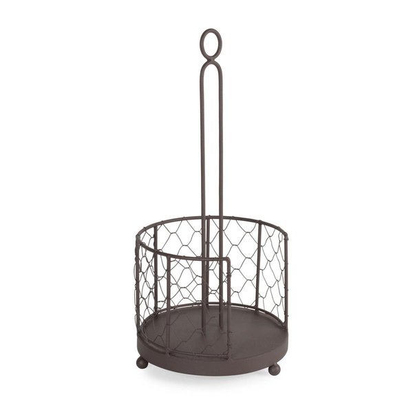 Design Imports Rustic Bronze Chicken Wire Paper Towel Holder Z02231